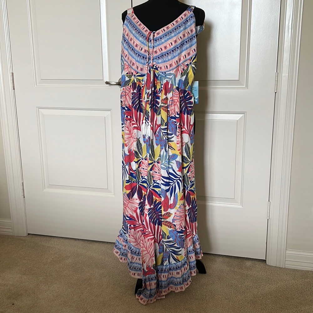 Goa beachwear by Japna tropical jumpsuit coverup